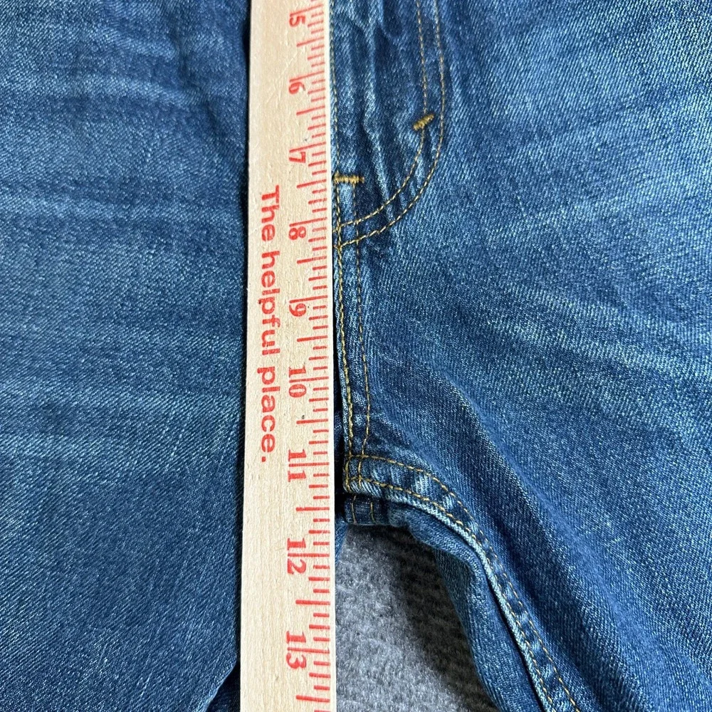 Levi Strauss 569 Loose Straight Leg Jeans Mens 35x34 Medium Wash Blue Denim